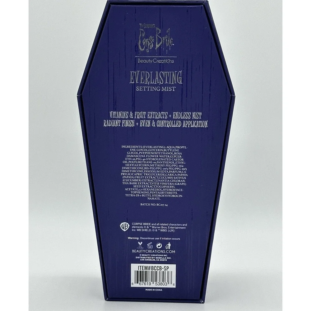 Tim Burtons Corpse Bride Everlasting Setting Mist Beauty Creations